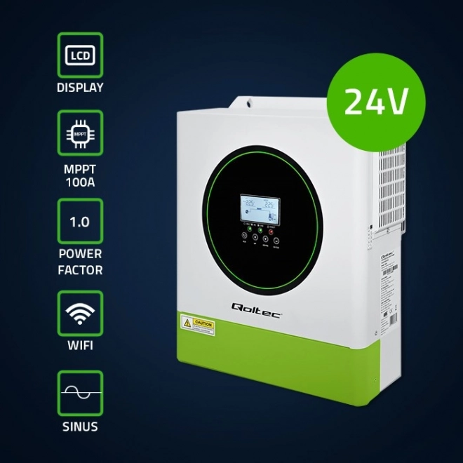Hibrid napelem inverter Off-Grid 3500W MPPT és BMS-sel
