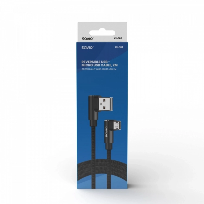 Kábel kétoldalas csatlakozóval USB Micro USB - USB A 1m
