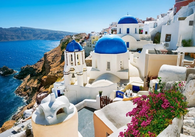 Nyári kirakós Santorini 500 darabos