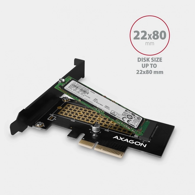 PC PCIe SSD Adapter M.2 NVMe M-kulcs Slottal