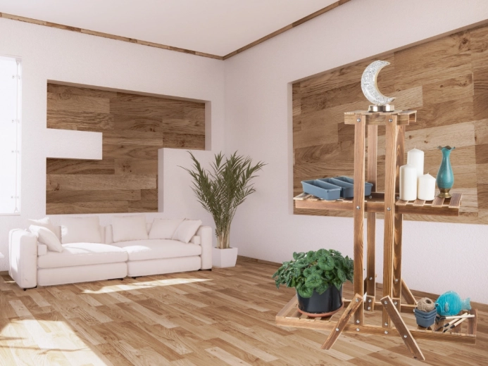 Természetes fa beltérre és teraszra