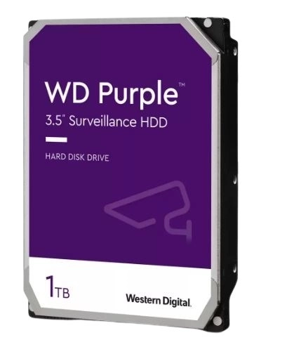 WD Purple 1TB 3.5 hüvelykes megfigyelő merevlemez