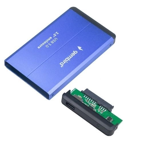 Külső merevlemez ház 2.5 USB 3.0 kék