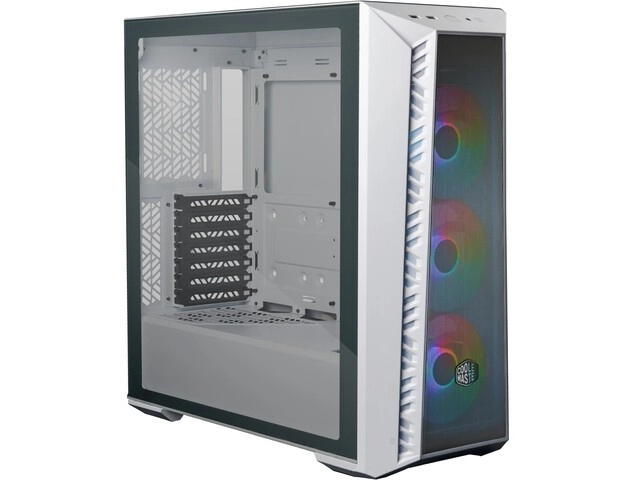 Számítógépház ablakkal ARGB Fehér a Cooler Master-től
