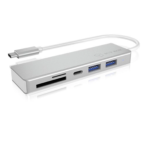 Usb 3.0 hub C típusú 3 portos és memóriakártya-olvasóval