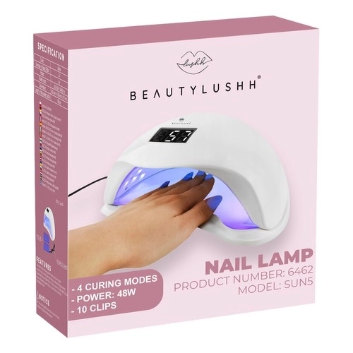 Uv lámpa 24 LED 48W klipszekkel - Beautylushh