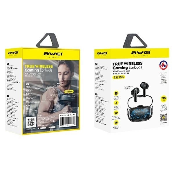 Awei Bluetooth Fülhallgatók TWS C52 Pro2 Fekete