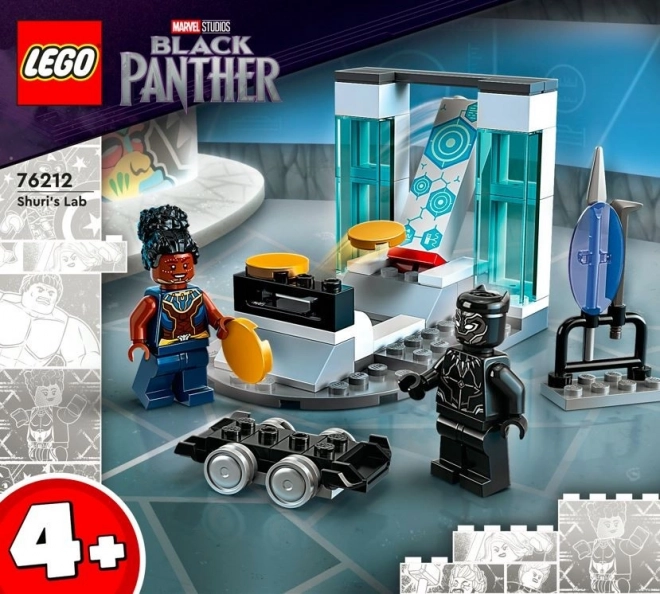 Shuri laboratóriuma LEGO készlet