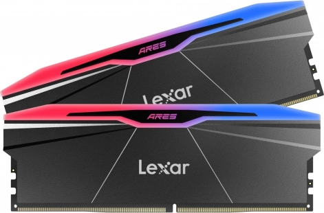 DDR5 ARES RGB memória 32GB (2×16GB)/8000 PC fekete