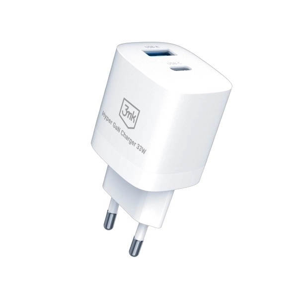 Hálózati töltő 33W USB-C és USB-A GaN PD