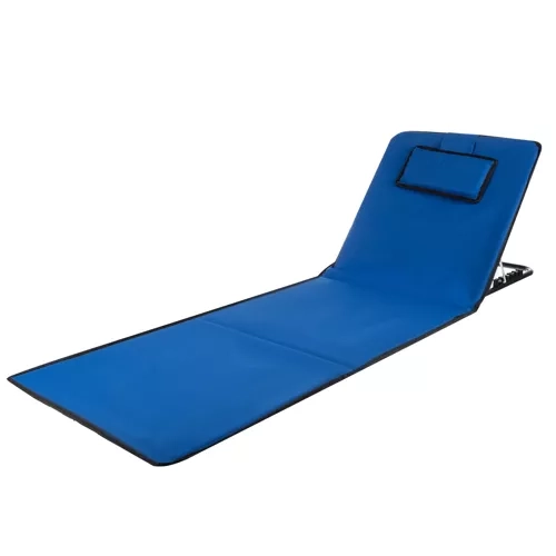 Strandmatrac háttámlával és párnával