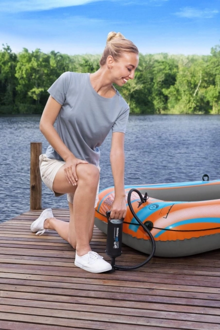 Kézi pumpa BESTWAY 0,85l/ciklus + 3 Fúvóka + Rugalmas tömlő