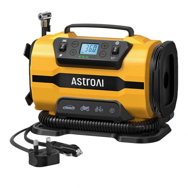 Hordozható AstroAI kompresszor 150 PSI 12V DC/110V AC