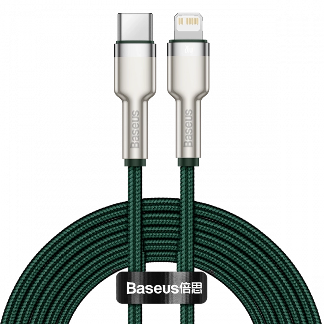 Baseus usb-c lightning gyors töltőkábel 2m zöld