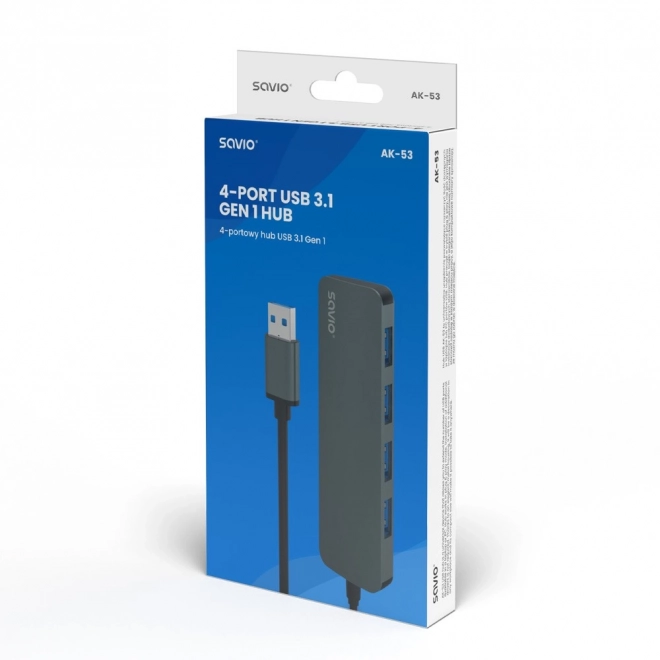 4 portos USB 3.1 Gen 1 hub