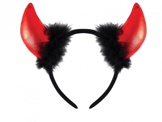 Diabló Sátán Szarv Fejpánt Halloween Karneválra