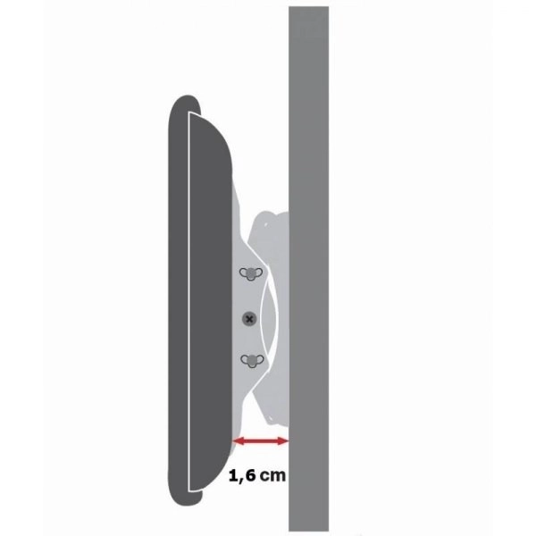 Slim LCD/LED fali konzol 42-80 colos fekete