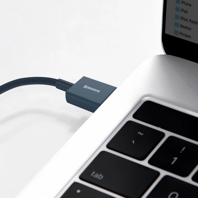 baseus usb kábel iP-hez kék