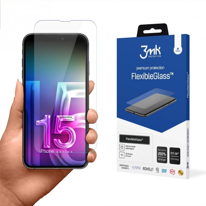 Hibrid üveg iPhone 15-hez