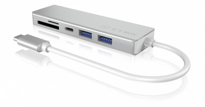 Usb 3.0 hub C típusú 3 portos és memóriakártya-olvasóval