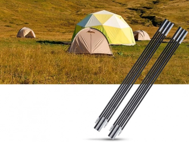 Sátor összecsukható keret 6 szegmens 8 mm 340 cm 2 csomag