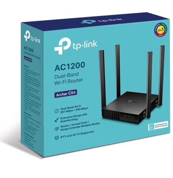 Nagy sebességű AC1200 Archer router