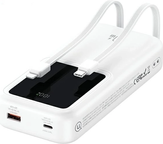 Beépített USB-C és Lightning kábelek