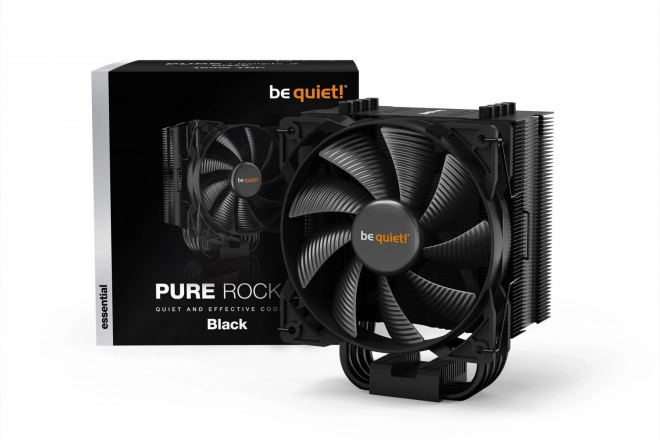 Csendes és hatékony Pure Rock CPU hűtő - fekete