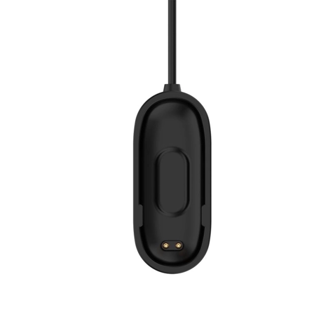 USB töltő Xiaomi Mi Band / Smart Band M4 fekete, 20 cm