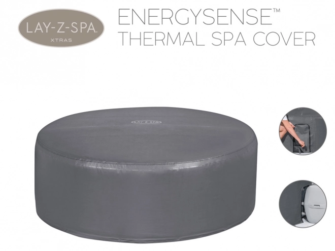 Energiatakarékos termikus fedél Lay-Z-Spa medencékhez