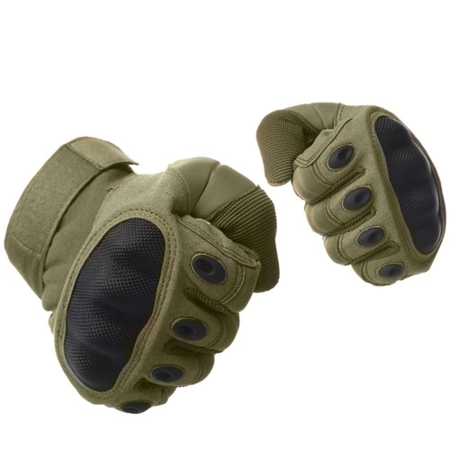 Khaki taktikai kesztyű XL