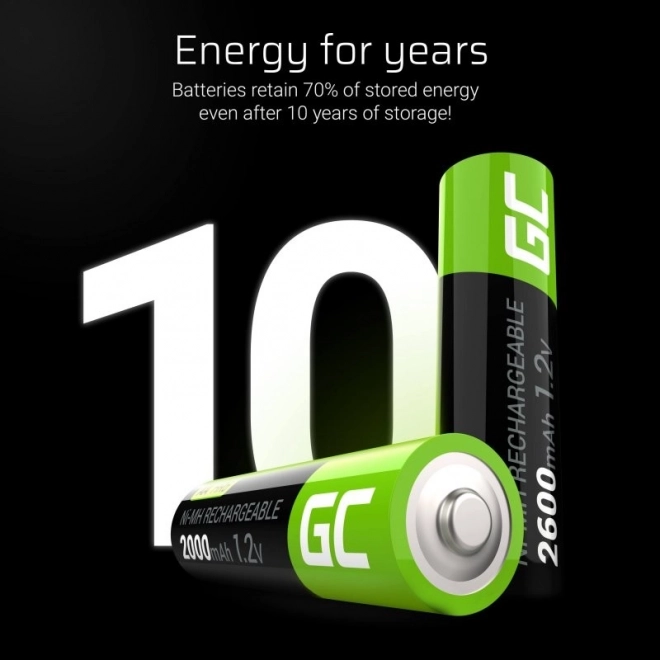 Újratölthető AA elemek akkumulátorral 2600 mAh - Green Cell