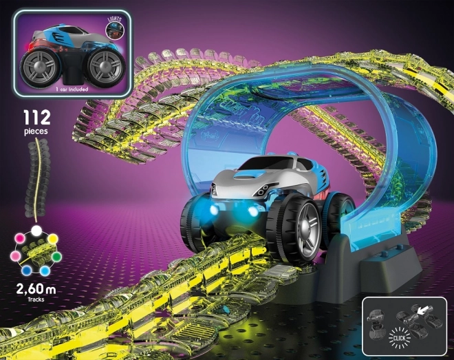 Smoby Flextreme neon versenypálya autóval kezdőkészlet