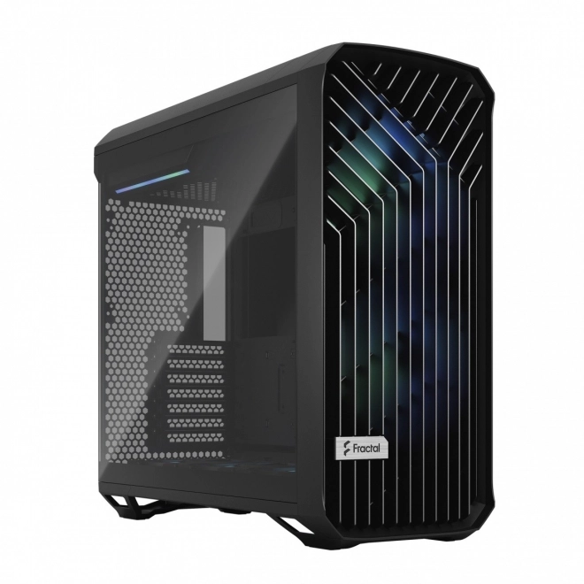 Torrent fekete RGB számítógépház TG Light Tint 5 ventilátor ATX