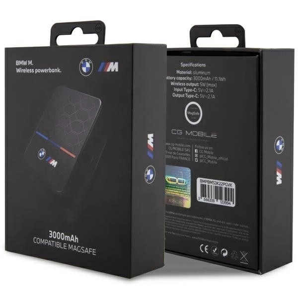 Indukciós powerbank BMW M Collection 3000mAh