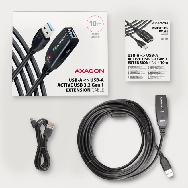 Usb 3.0 hosszabbító AXAGON ADR-310 10m