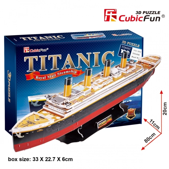 3D puzzle Titanic nagy készlet