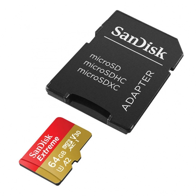 Sandisk Extreme microsdxc 64 gb akciókamera memóriakártya