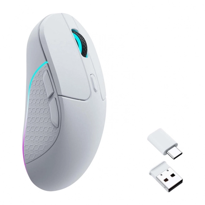 Keychron M3 RGB Fehér Vezeték nélküli Gamer Egér