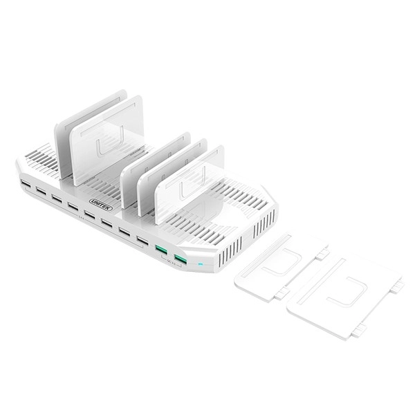 Usb-töltőállomás 10 port QC 3.0 USB-C