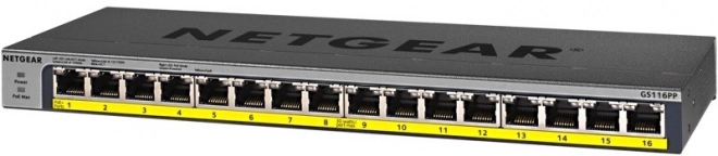 NETGEAR GS116PP 16x GE PoE+ nem menedzselhető kapcsoló
