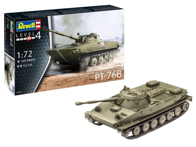 Pt-76b úszó könnyű tank modell