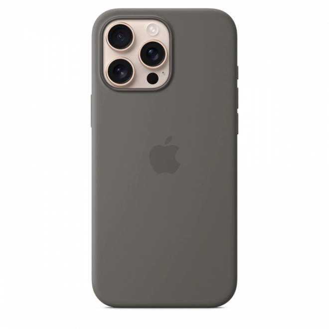 Silikon tok MagSafe iPhone 16 Pro Max - hegyi szürke