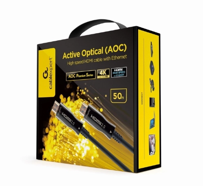 AOC nagy sebességű HDMI kábel Ethernettel, prémium, 50 m