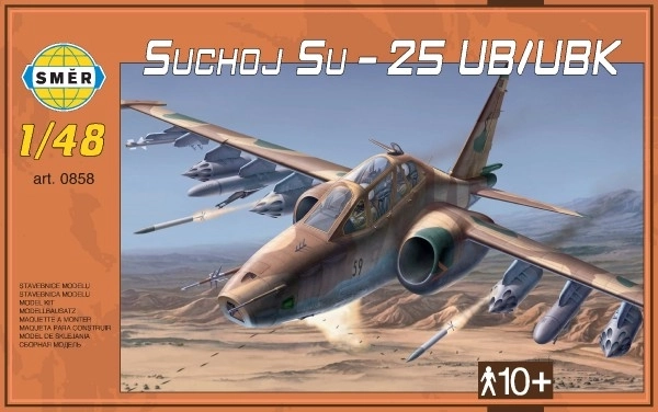 Suchoj Su-25 UB/UBK műanyag repülőgépmodell