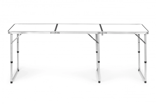 Kempingasztal összecsukható fehér lap 180 x 60 cm