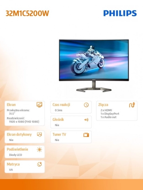 Hajlított 32 hüvelykes VA monitor 240Hz HDMI és DP bemenettel