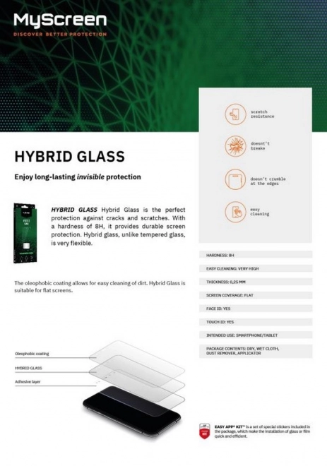 Hibrid üveg iPhone 15-hez