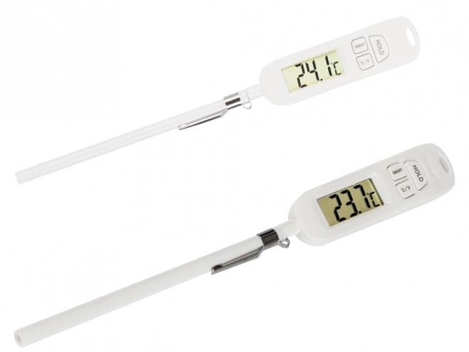 Konyhai LCD digitális hőmérő hús- és borteszthez