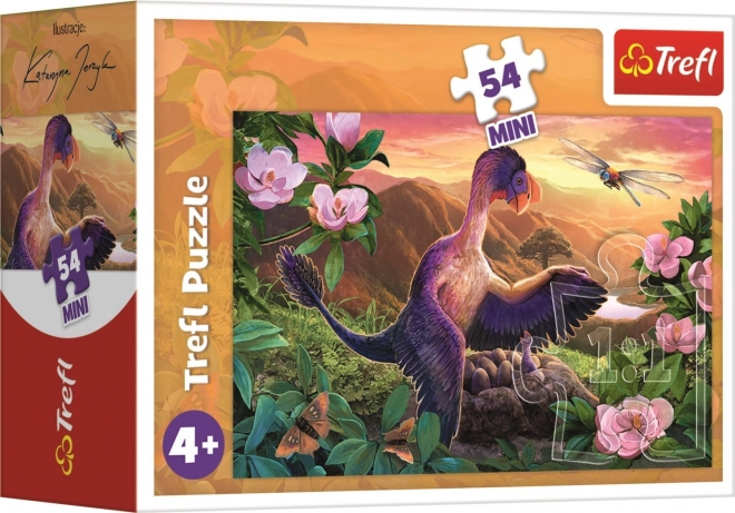 Trefl: Puzzle 54 darabos mini - Hihetetlen dinoszauruszok